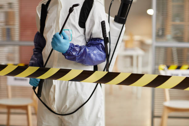 Professional Biohazard Cleanup technician working in Mckenna, WA
